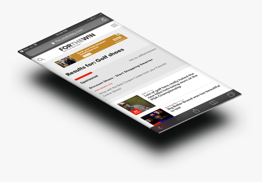 Phone Back Banner - Online Advertising, HD Png Download