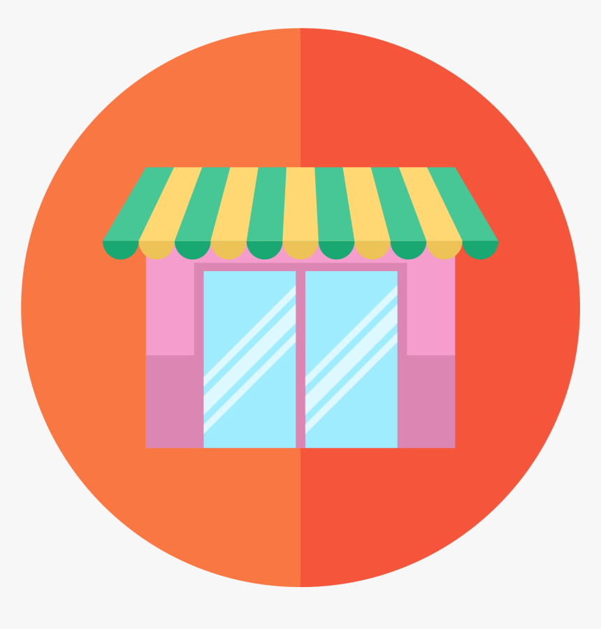 Dome Awning Png Clip Art Image - Icon Quầy Bán Hàng, Transparent Png