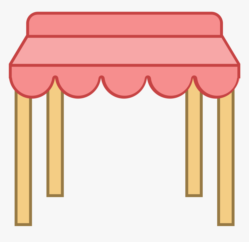 Awning Vector Pink, HD Png Download