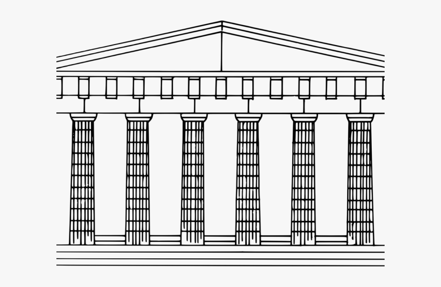 Greek Clipart Doric Column - Clip Art, HD Png Download