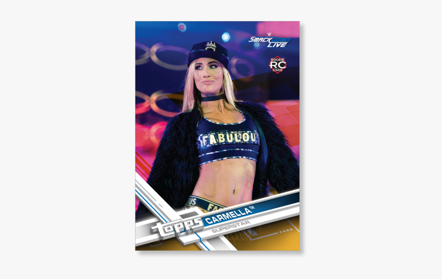 Carmella 2017 Topps Wwe Base Cards Poster Gold Ed - Wwe Backlash 2017 Carmella, HD Png Download
