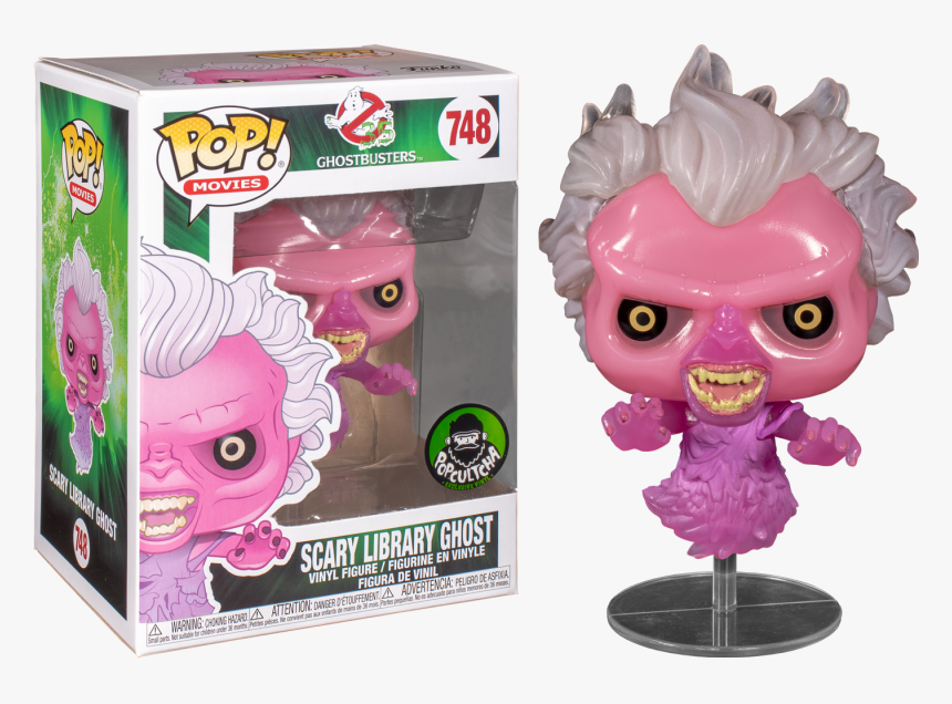 Scary Library Ghost Translucent Funko Pop Vinyl Figure - Funko Pop Ghostbusters Library Ghost, HD Png Download