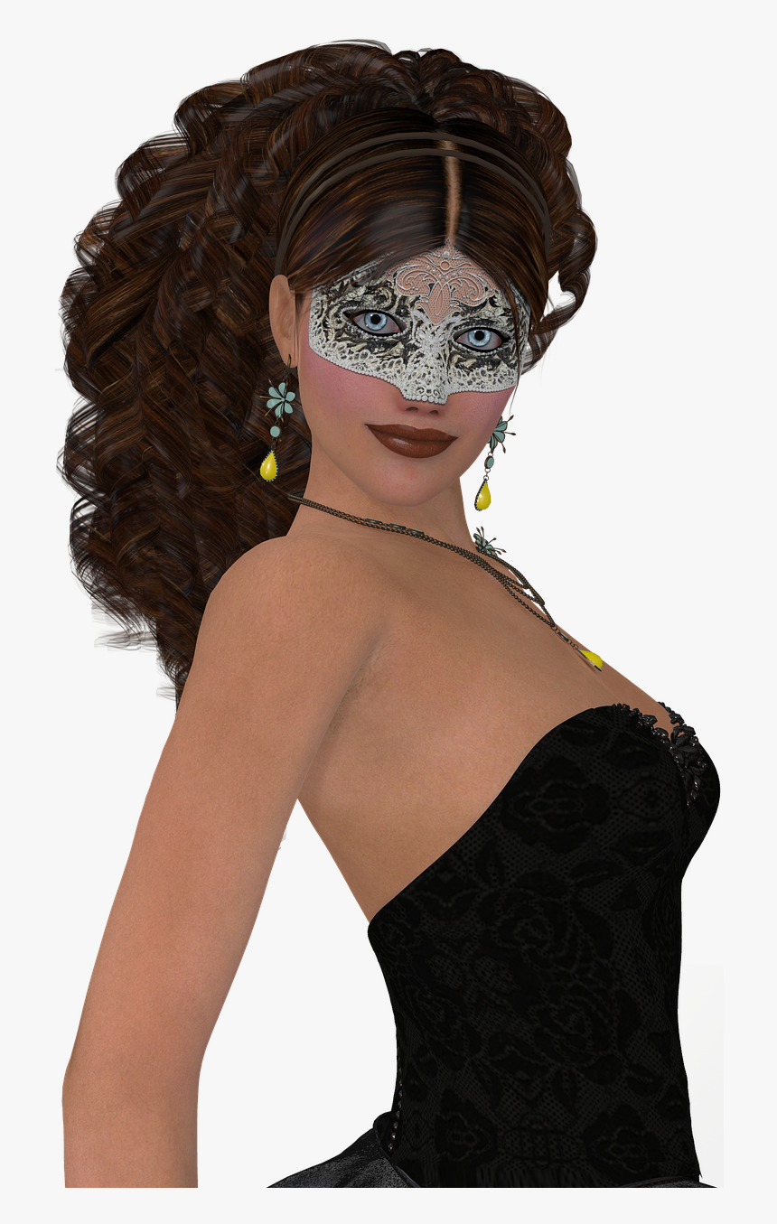 Female Mask Png, Transparent Png