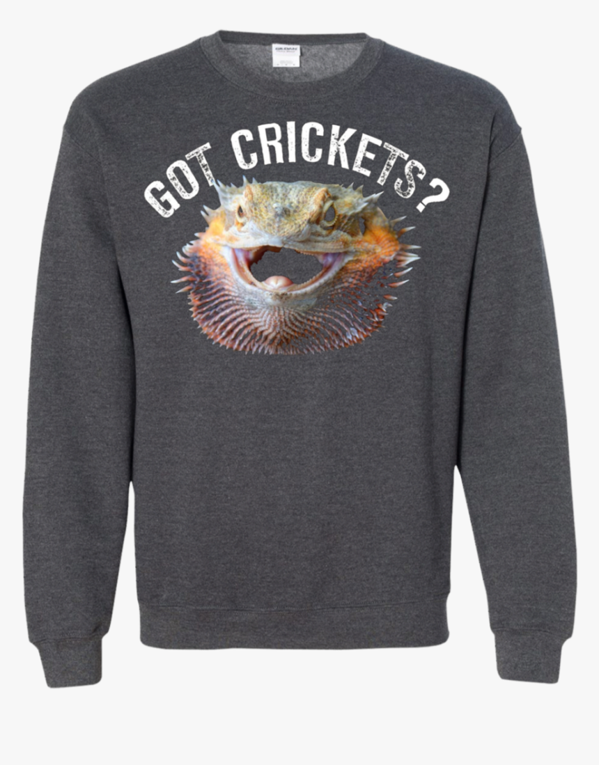 Bearded Dragon Tee Funny Bearded Dragon, Got Crickets - Long-sleeved T-shirt, HD Png Download