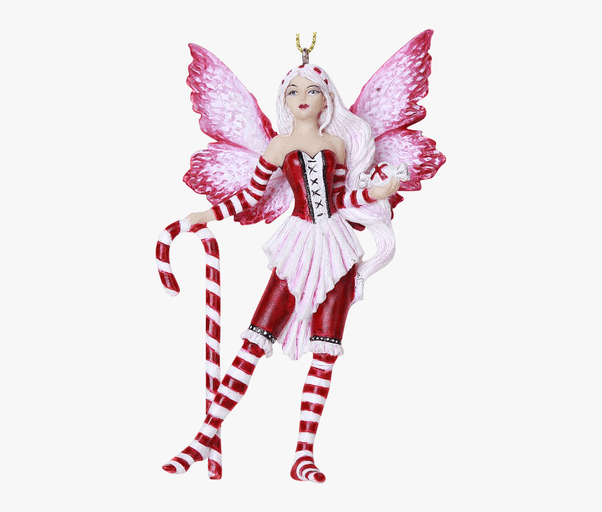 Peppermint Fairy Hanging Ornament - Amy Brown Christmas Fairy, HD Png Download