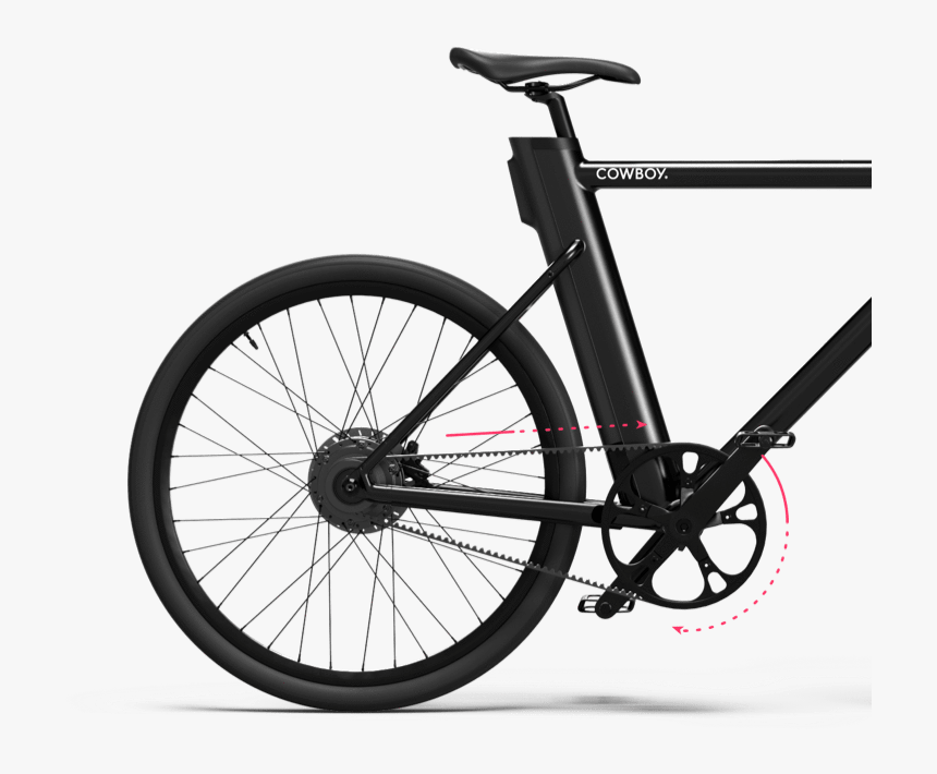 Cowboy E-bike - Clean Belt - E Bikes Cowboy, HD Png Download