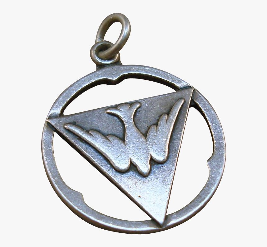 Vintage Sterling Christian Dove Charm - Locket, HD Png Download