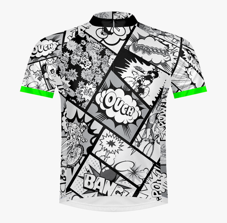 Bang Pow Men S Sport Cut Cycling Jersey - Active Shirt, HD Png Download