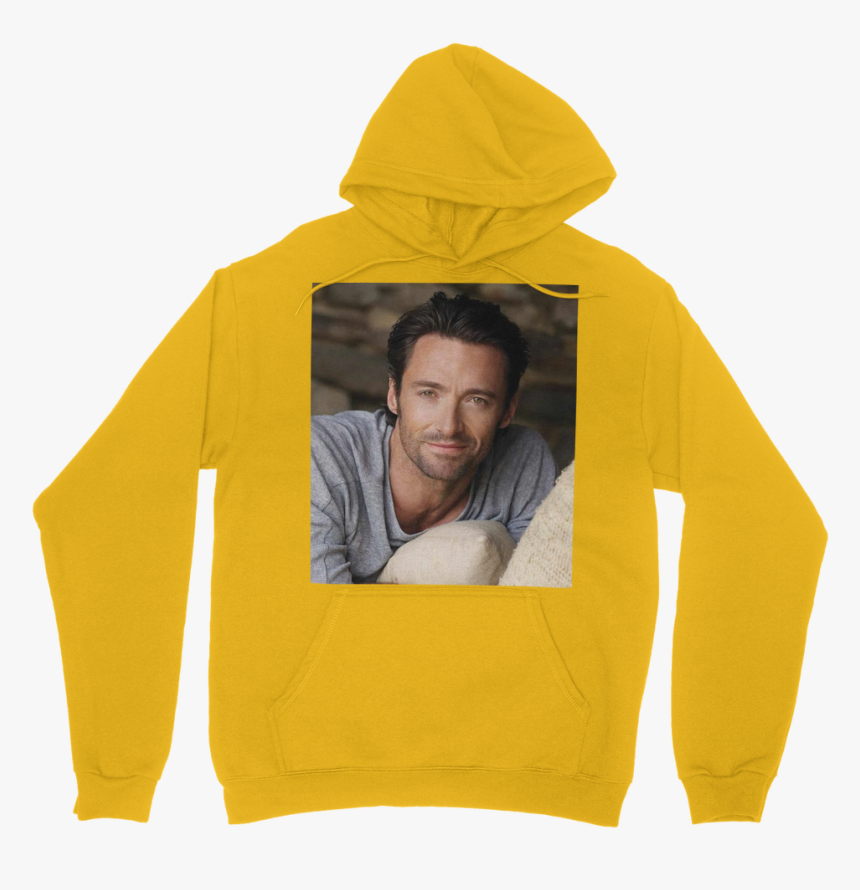Hugh Jackman Smiling ﻿classic Adult Hoodie 
 Class - Hoodie, HD Png Download