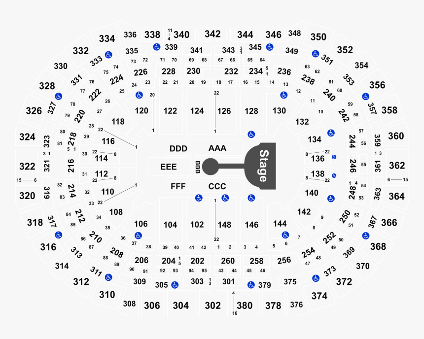 Pepsi Center Section 116 Row 1, HD Png Download