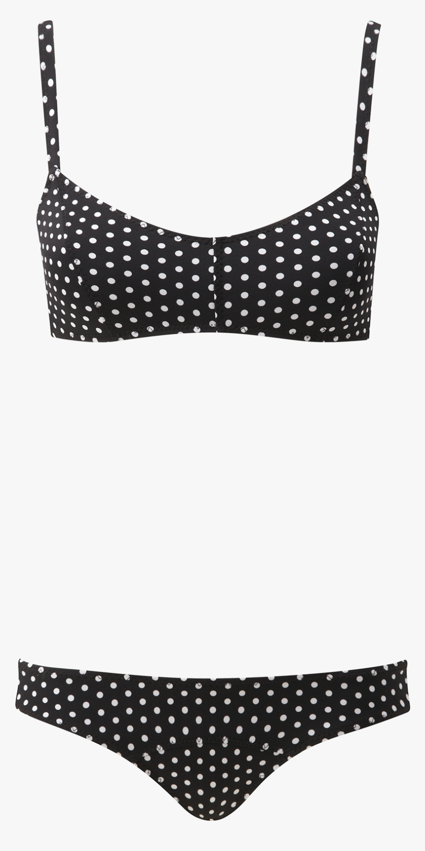Bikini Stitches Png - Satyna Bawełniana Pościel Szaro Białe Kropki, Transparent Png