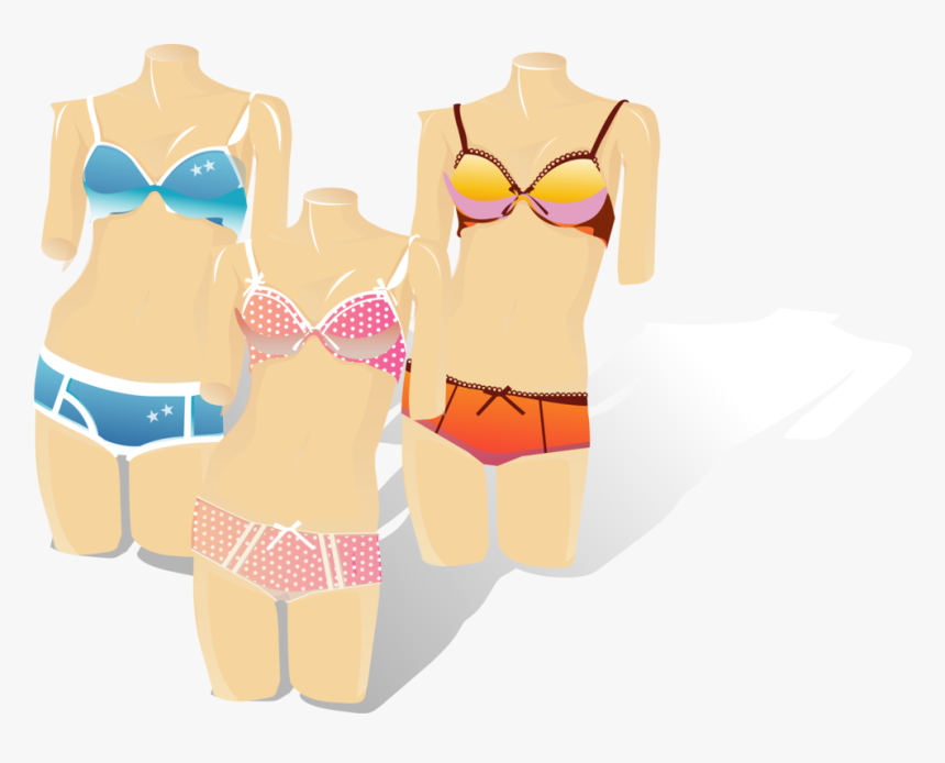 Bottom - Manequim Com Biquíni Desenho, HD Png Download