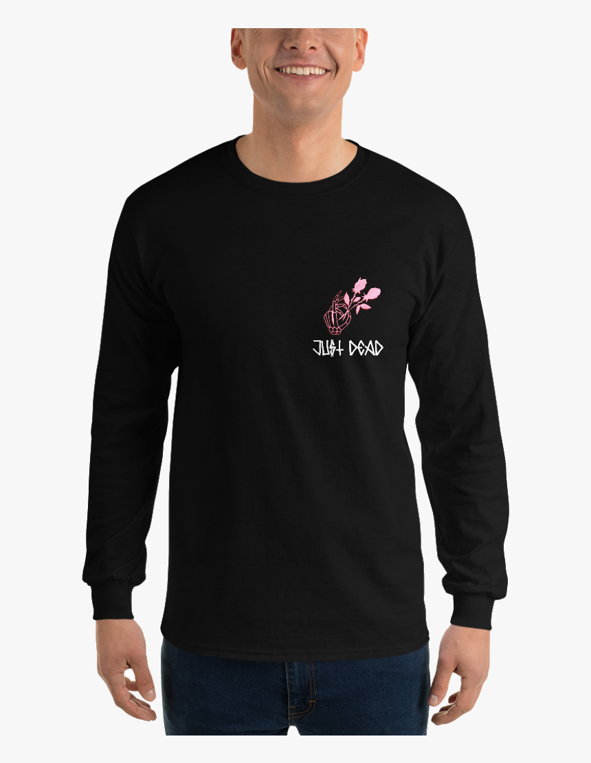 Image Of Grim X Just Dead Rose Long Sleeve - T-shirt, HD Png Download