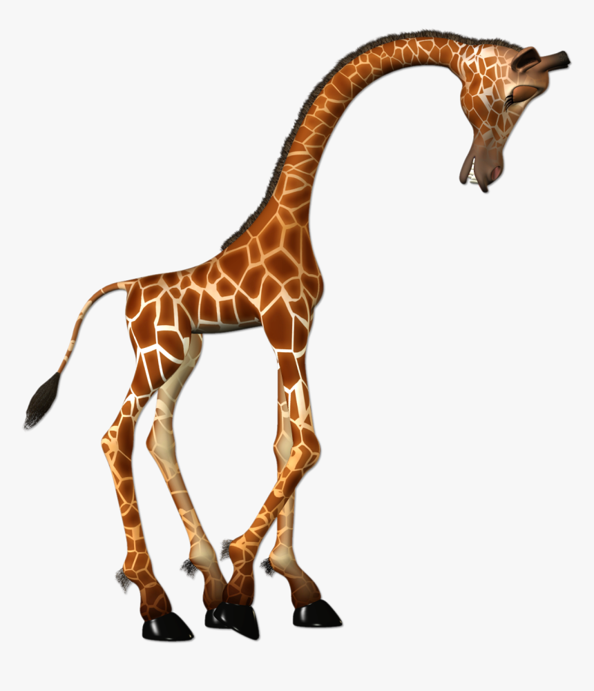Silhouette Child Clip Art - Mommy Baby Giraffe Clip Art, HD Png Download
