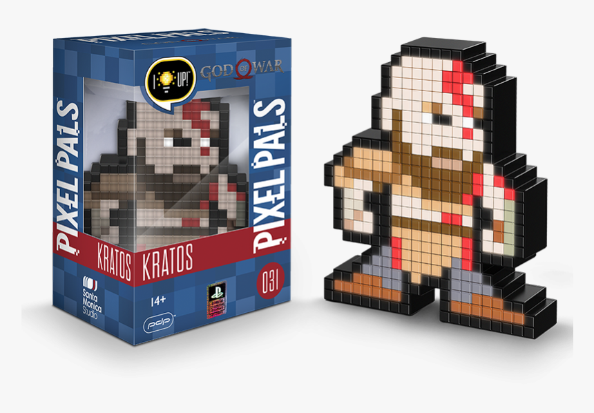 God Of War Pixel Art, HD Png Download