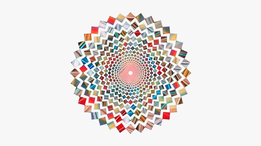 #pattern #background #mosaic #abstract #circle #diamondshape - Concentric Objects, HD Png Download