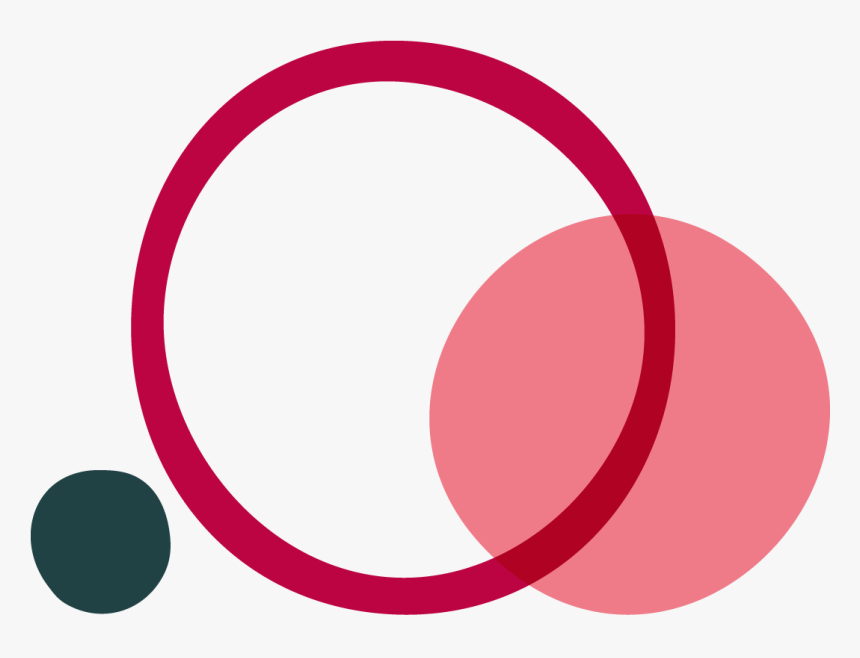 Abstract Illustration Using Overlapping Circles - Circle, HD Png Download