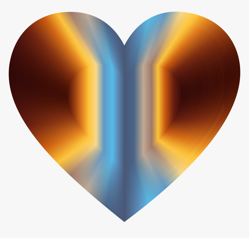 This Free Icons Png Design Of Colorful Refraction Heart - Wallpaper, Transparent Png