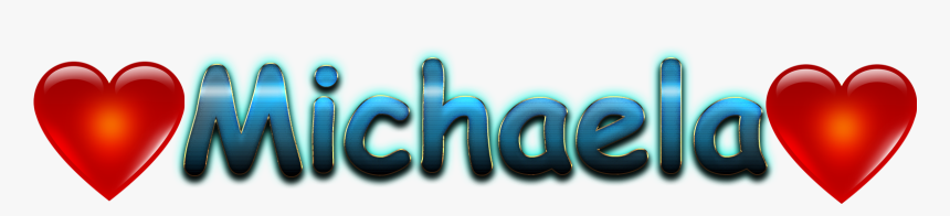 Michaela Love Name Heart Design Png - Name Richard With Hearts, Transparent Png