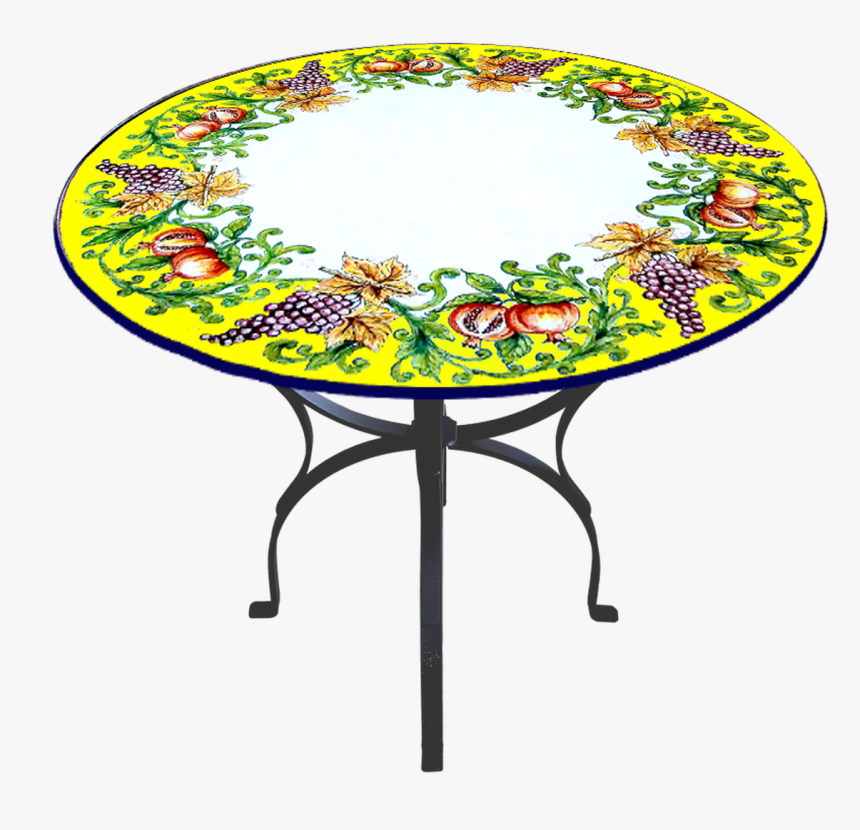 Deruta Italy Pottery Hand Painted Stone Table - Deruta, HD Png Download