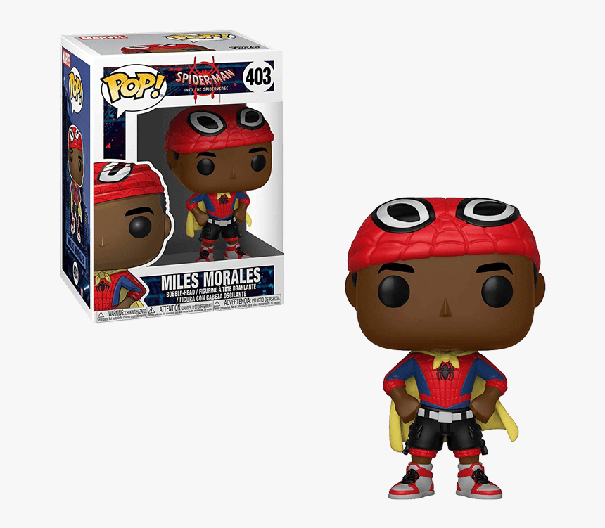 Miles Morales Into The Spider Verse Funko Pop , Png - Funko Spiderman Miles Morales, Transparent Png
