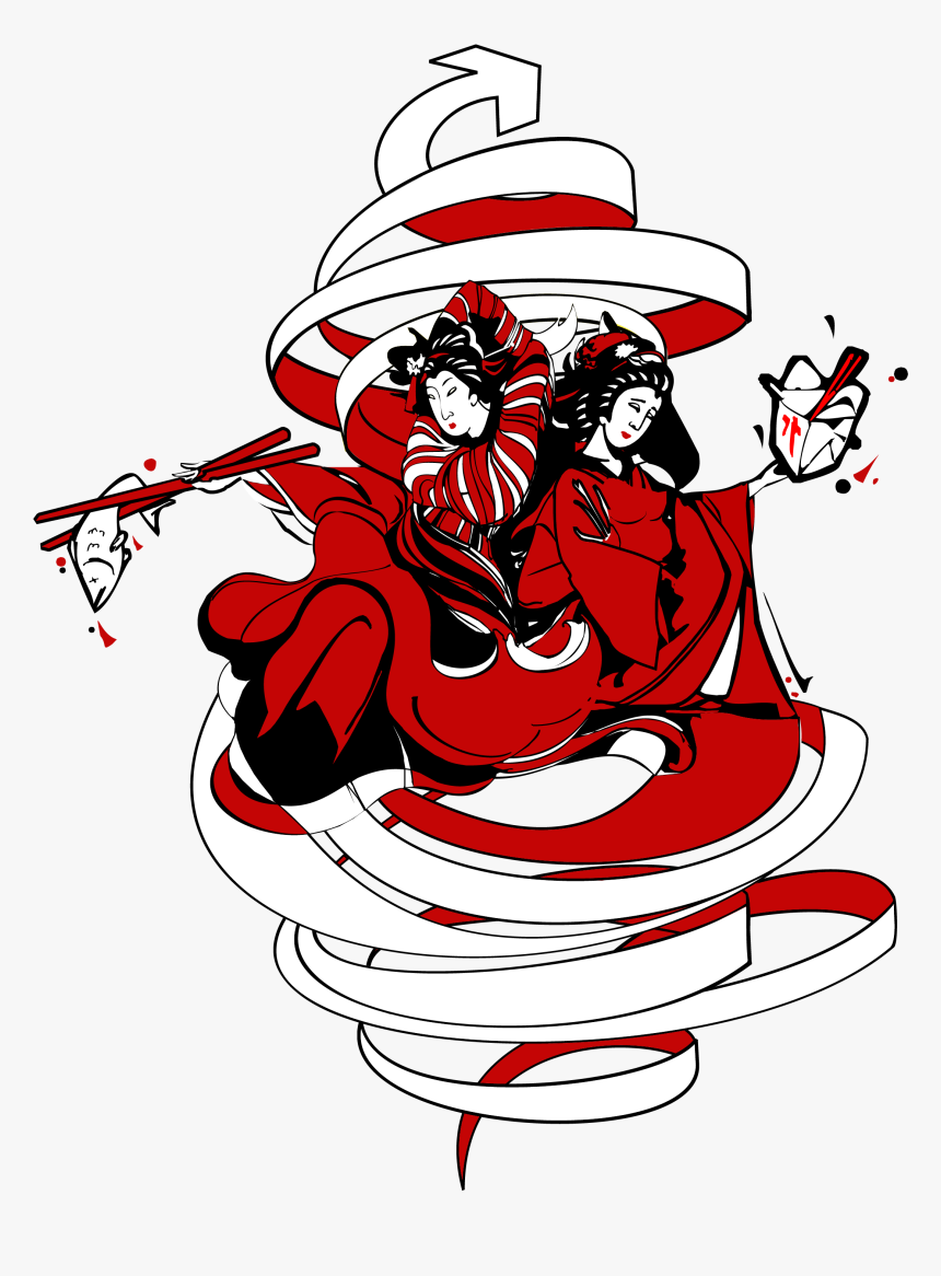 Transparent Noodles Clipart - Ilustraciones Japonesas Png, Png Download