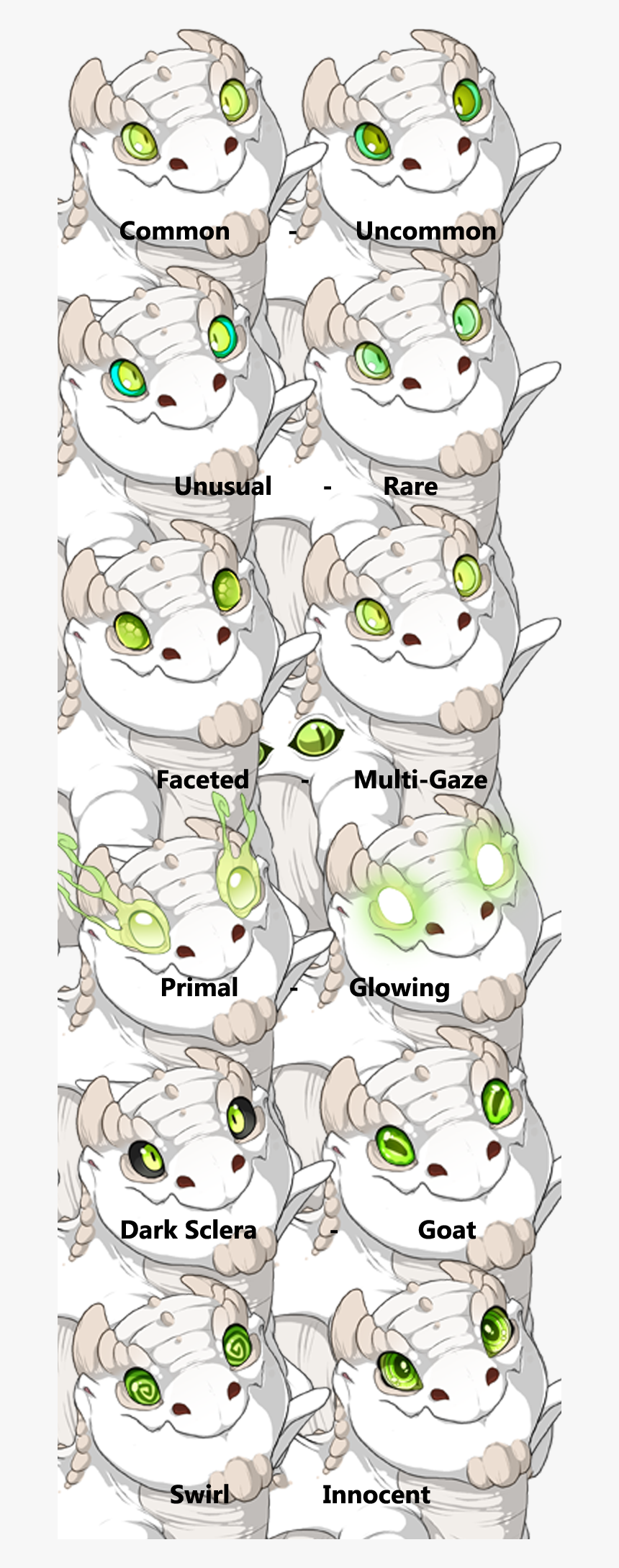 9o45b3r - Flightrising Eye Colors, HD Png Download