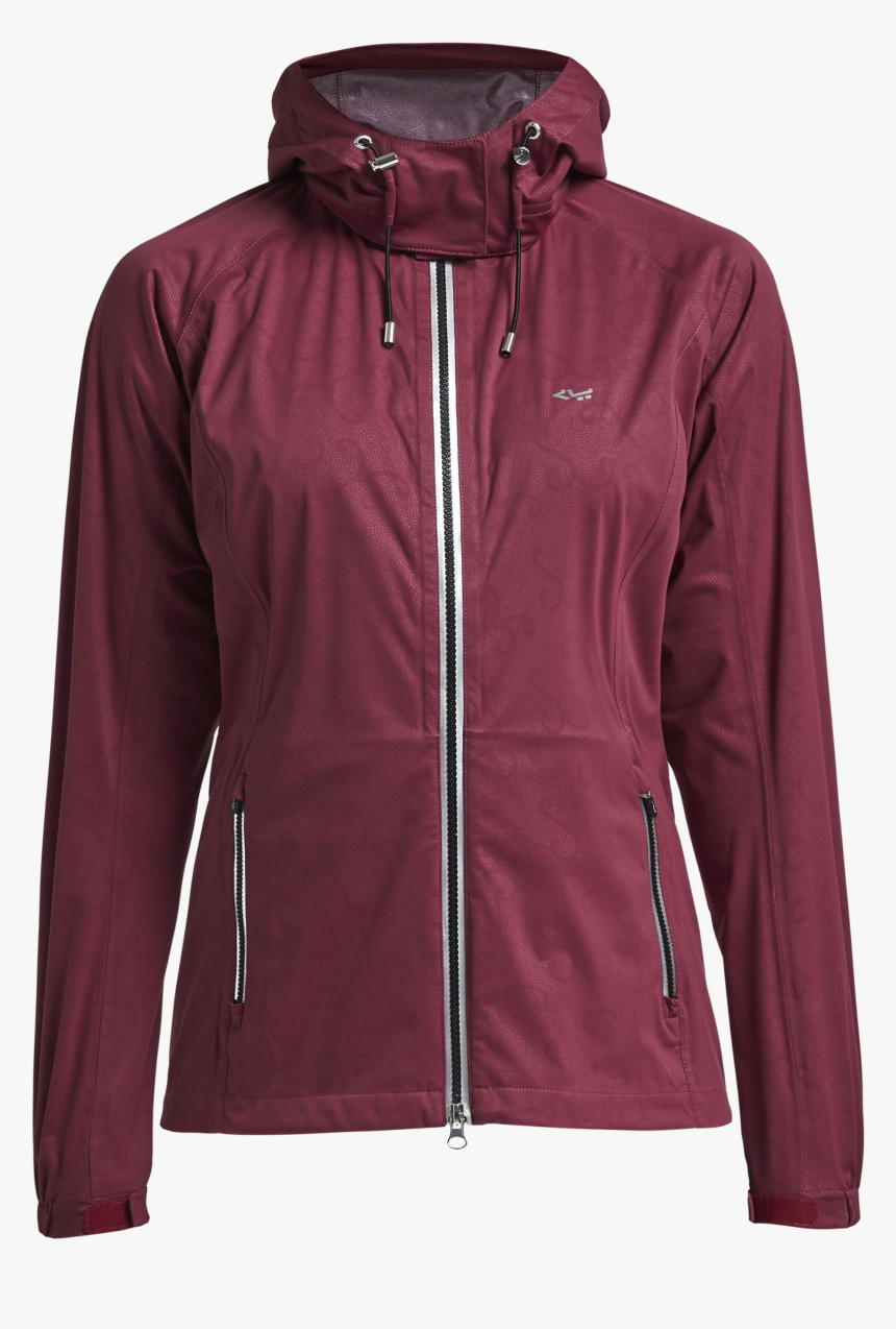 Waterproof Jacket, Burgundy Rain Swirl - Jacket, HD Png Download