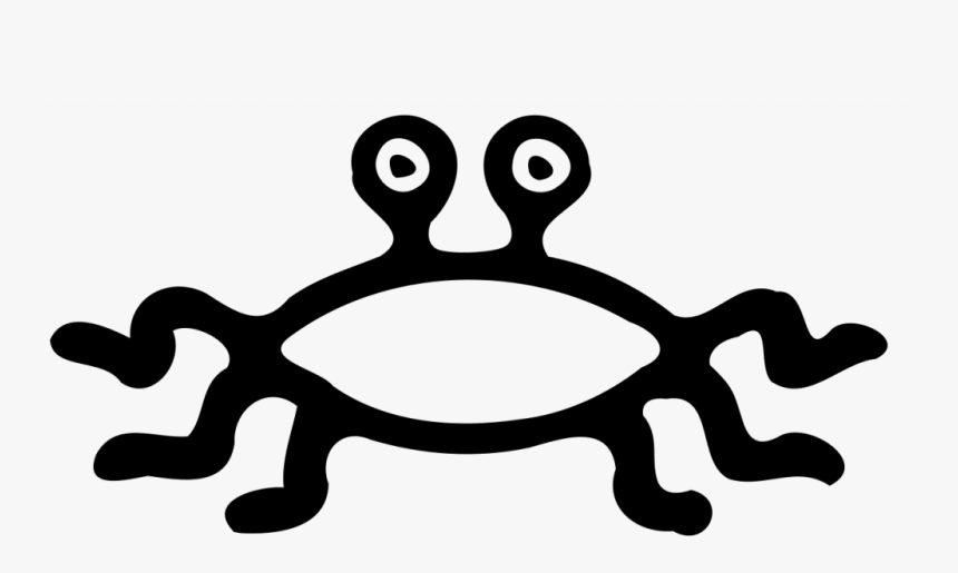 Flying Spaghetti Monster Benefit Dinner - Church Of The Flying Spaghetti Monster Symbol, HD Png Download