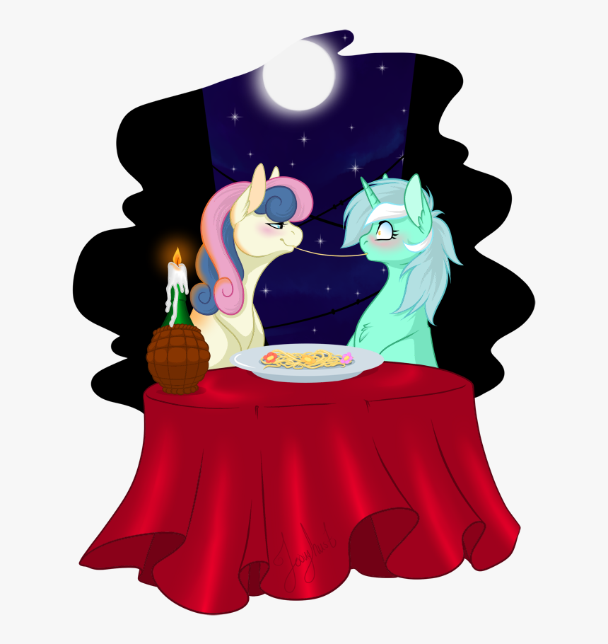 Jooughust, Blushing, Bon Bon, Candle, Eating, Female, - Illustration, HD Png Download