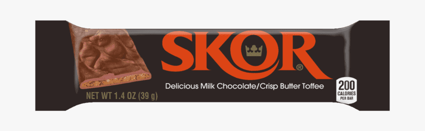 Skor The Hershey Company Skor Butter Toffee Bar 140ounce - Skor Chocolate Toffee Bars, HD Png Download