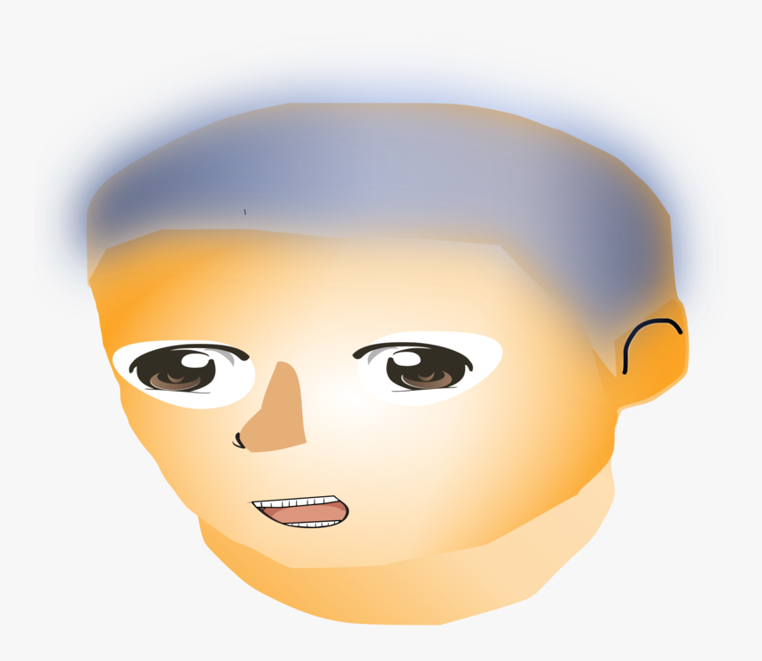 Head,eye,jaw - Cartoon, HD Png Download