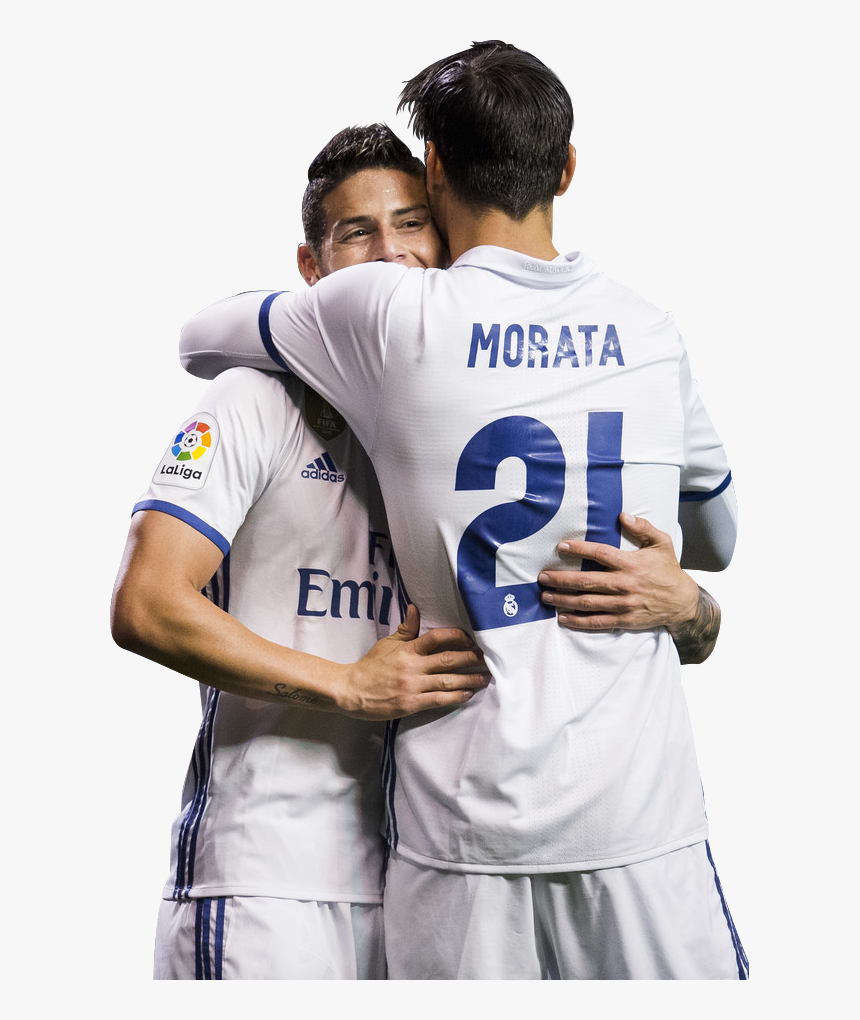 James Rodriguez & Alvaro Morata render - James Rodriguez And Alvaro Morata, HD Png Download