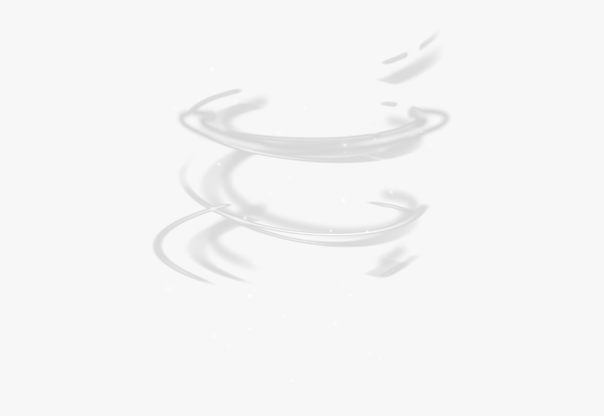 #white #swoosh #rings #magic #swirls #sparkle #spiral - Bangle, HD Png Download