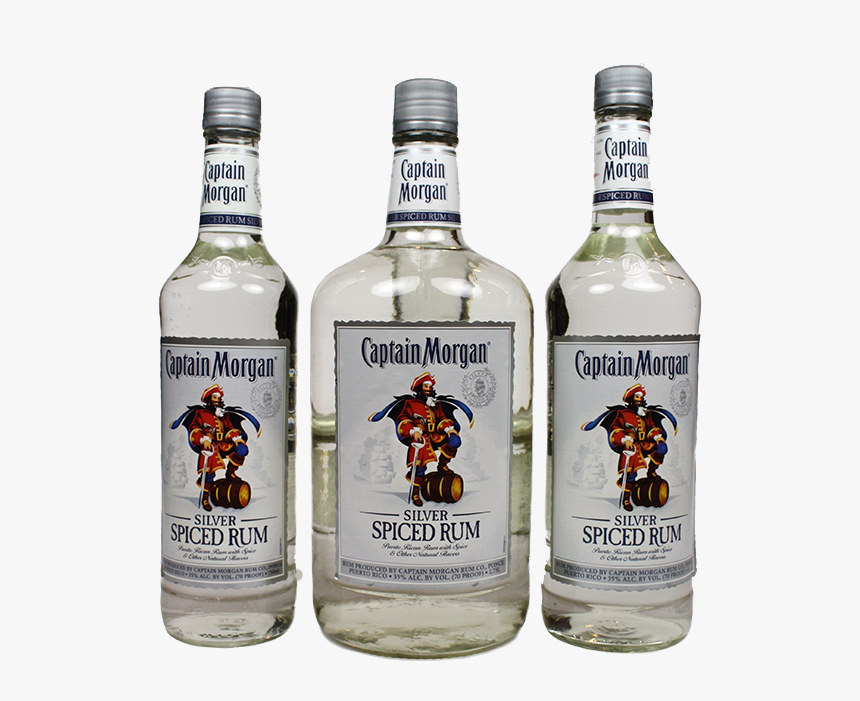 Captain Morgan Silver Spiced Rum, HD Png Download