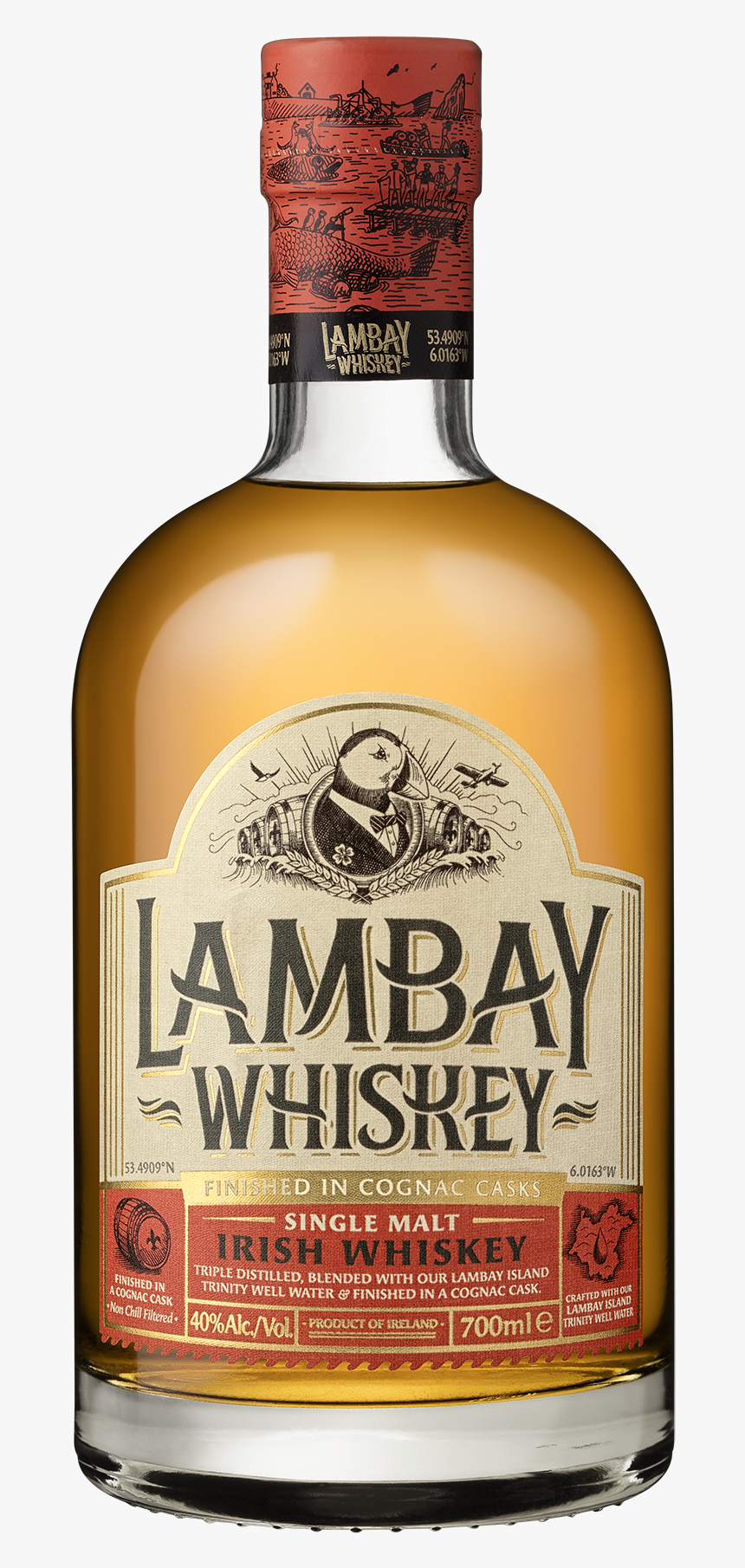 Lambay Whiskey Single Malt, HD Png Download