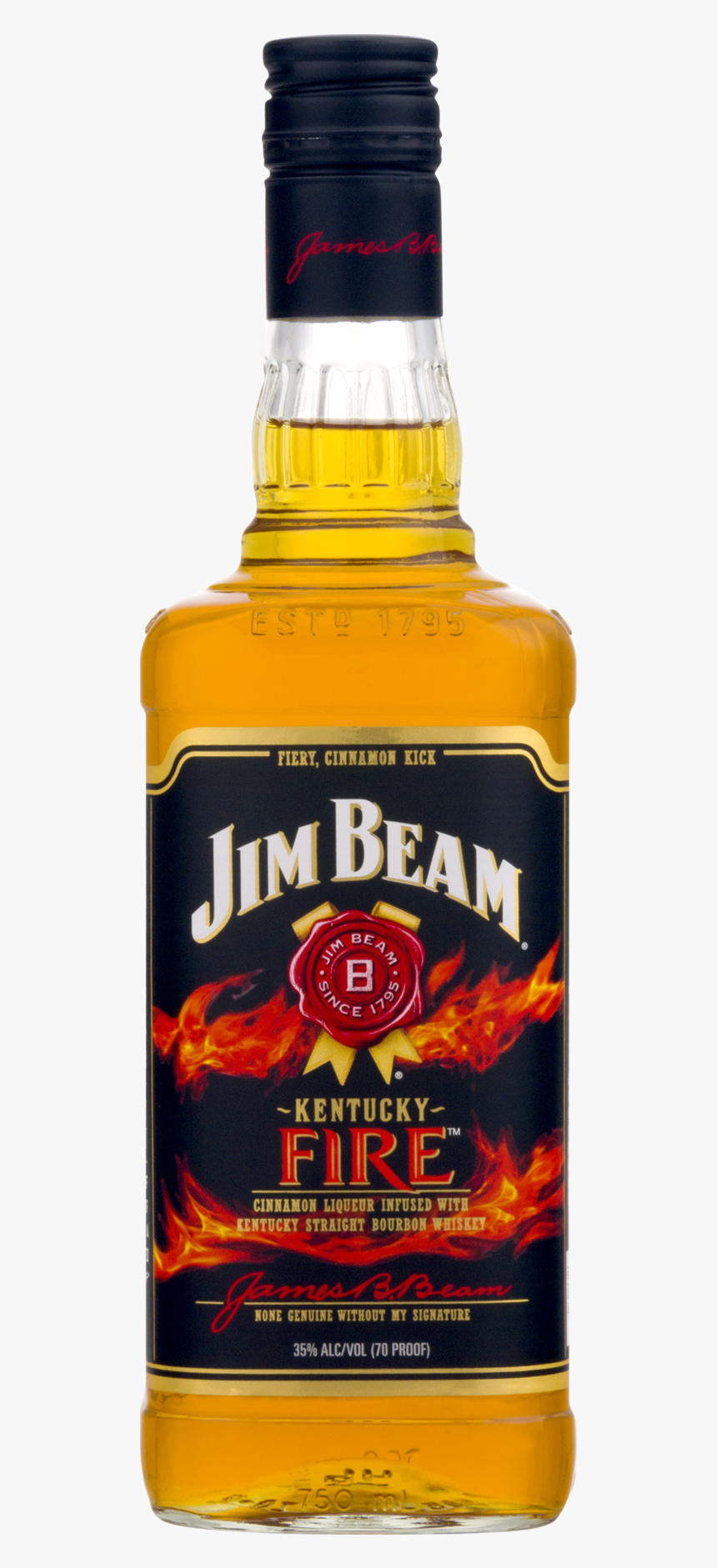 Jim Beam Kentucky Fire 750ml, HD Png Download