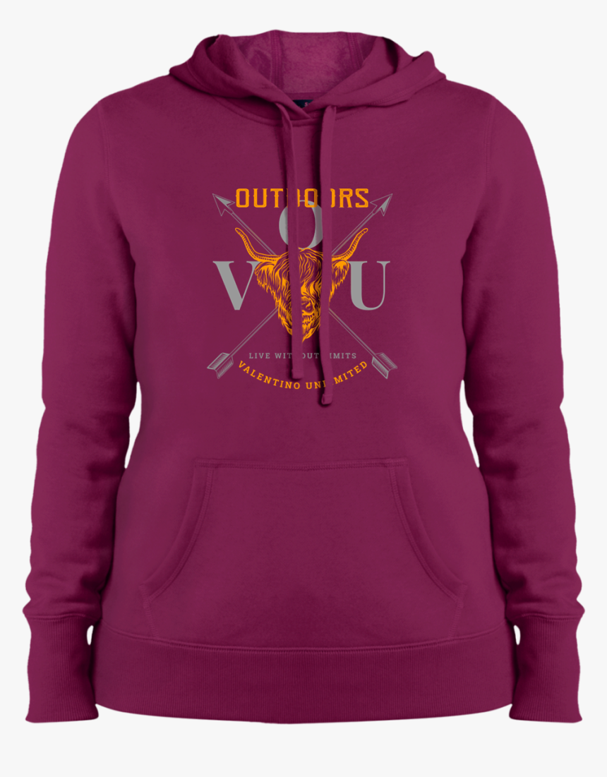 Vuo Bull And Crossed Arrows Ladies - Hoodie, HD Png Download