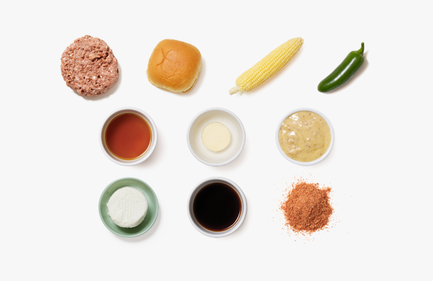 Jalapeño & Goat Cheese Beyond Burgers™ With Corn On - Superfood, HD Png Download
