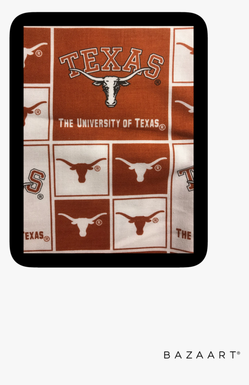 Ncaa Cotton Texas Longhorns Allover Fab , Png Download - Texas Longhorn, Transparent Png