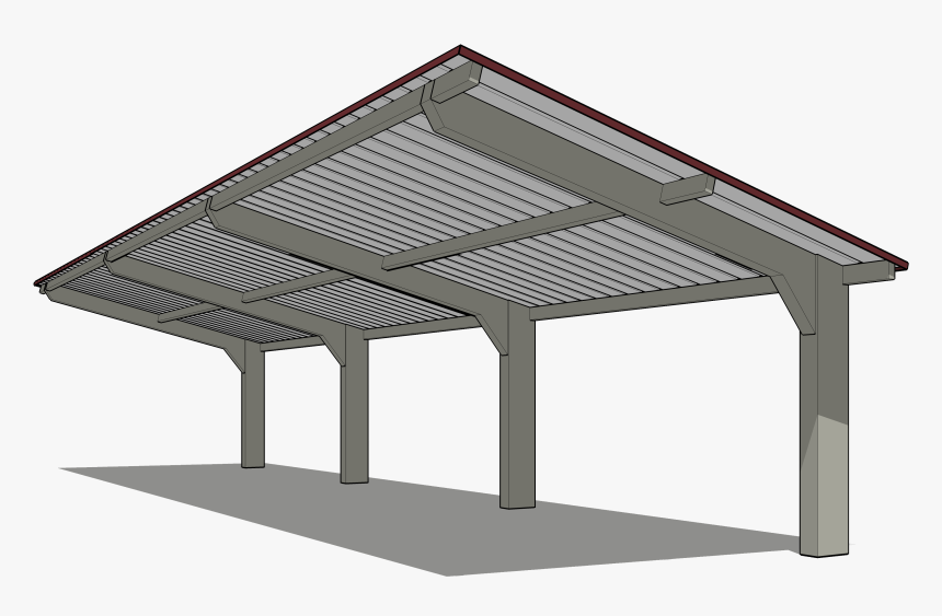 Png Library Download Roof Cantilever Windows Overhangs - Cantilever Metal Roof, Transparent Png