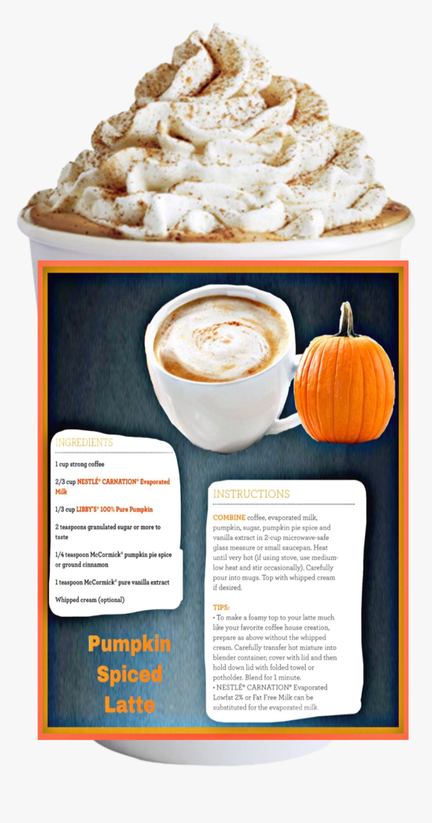 #pumpkin #spice #latte #recipe - Starbucks Coffee Transparent Background, HD Png Download