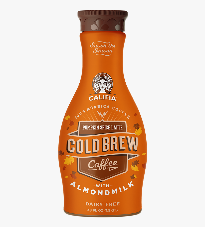 Pumpkin Spice Latte Cold Brew Coffee - Pumpkin Spice Cold Brew Almond Milk, HD Png Download