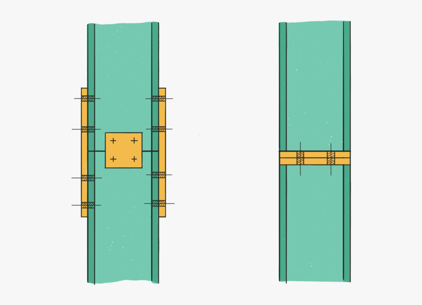 Col Spl - Column To Column Connections, HD Png Download