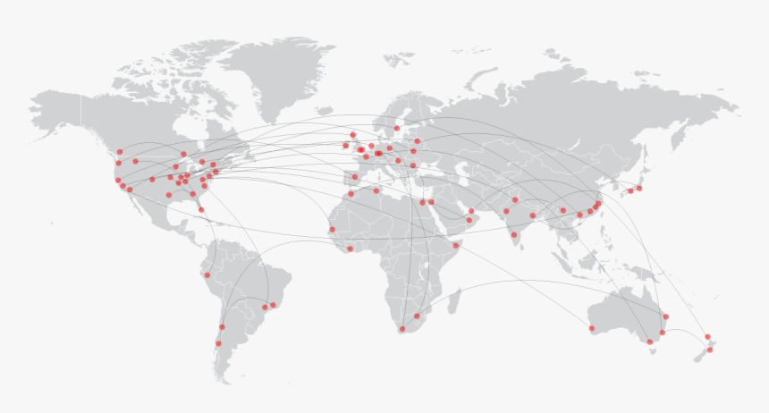 Regular Traffic - World Map, HD Png Download