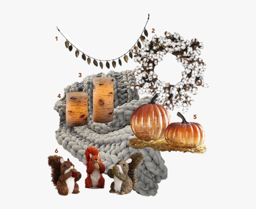 Fall-decor - Pumpkin, HD Png Download