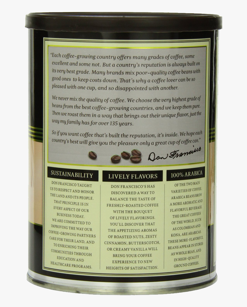 Image Product 21 - Hawaiian Hazelnut Coffee Don Francisco, HD Png Download