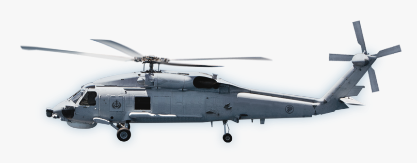 Sea Hawk Helicopter Side View, HD Png Download