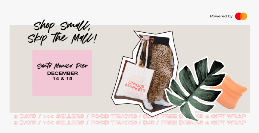 Unique La Holiday Market Flyer - Paper Bag, HD Png Download