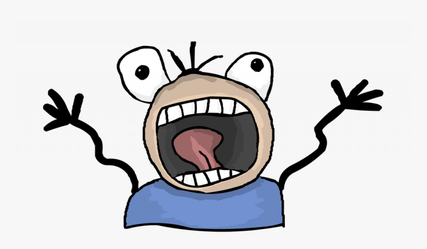 Images Of Panicking Spacehero - Cartoon Picture Of Anxiety, HD Png Download